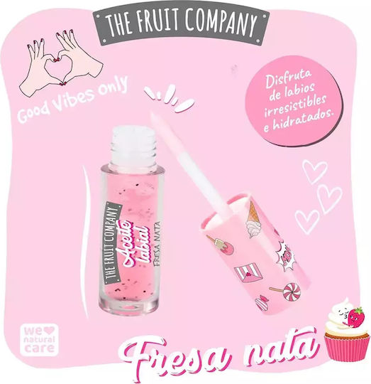The Fruit Company Lip Oil Strawberry & Cream 3.6ml