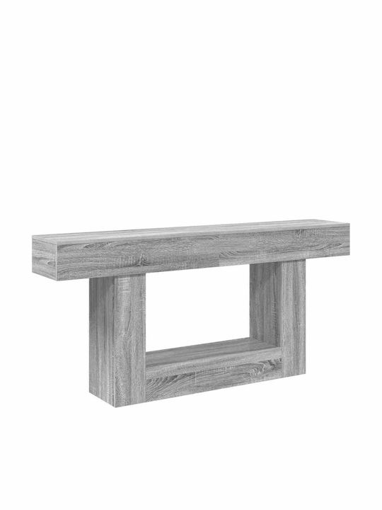 Wooden Console Gray L160xW30xH74cm