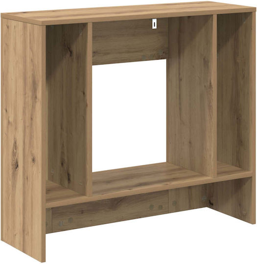 vidaXL Konsolentisch Aus Eiche Holz M82xB29xH74cm