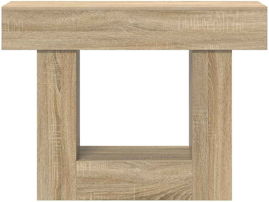 vidaXL Konsolentisch Aus Eichenholz Sonoma M101xT30xH74cm