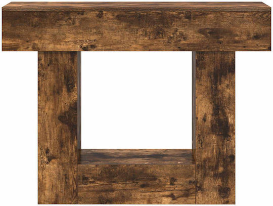 vidaXL Konsolentisch Aus Holzrauch Eiche M101xT30xH74cm