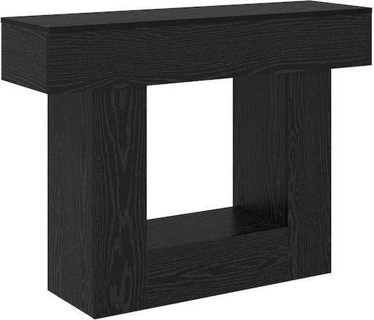 Konsolentisch Aus Holz Schwarz Eiche M101xB30xH74cm
