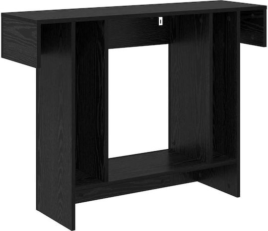 Konsolentisch Aus Holz Schwarz Eiche M101xB30xH74cm