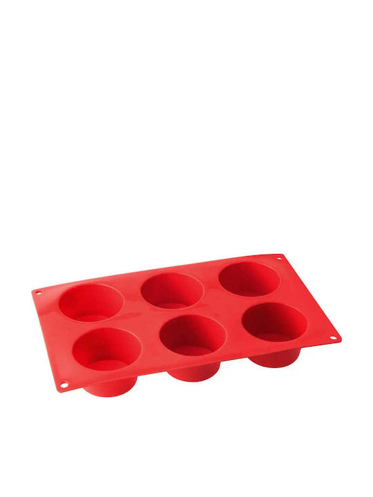 Dr. Oetker Φόρμα Ζαχαροπλαστικής για Cupcakes/Muffins από Σιλικόνη 6τμχ