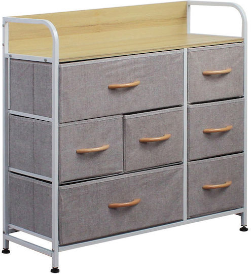 Kommode Aus Holz & Metall 80x29x78.5cm Kommode Aus Holz & Metall 80x29x78.5cm