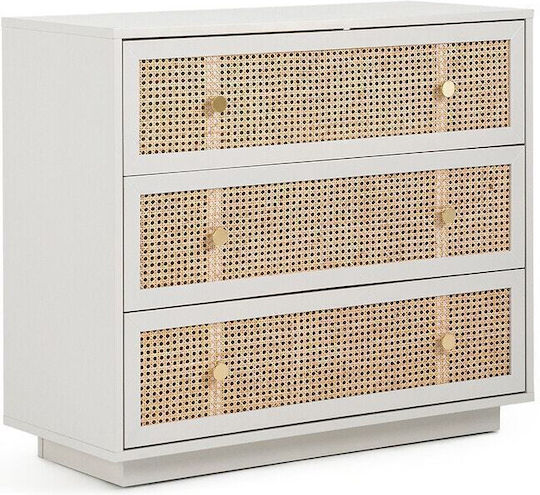 Συρταριέρα από Ξύλο & Μέταλλο Paola 100x42x85εκ. Συρταριέρα από Ξύλο & Μέταλλο Paola 100x42x85εκ.