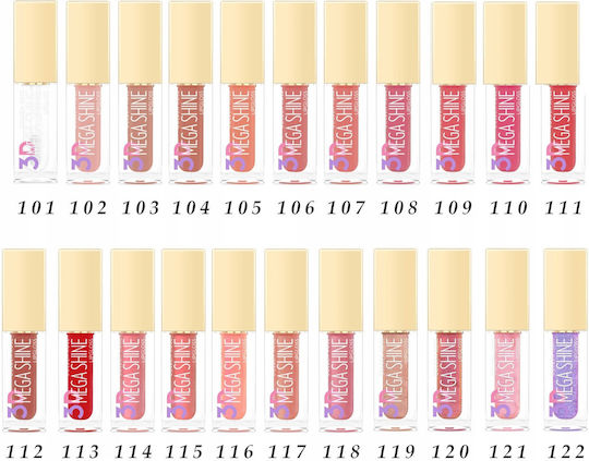 Golden Rose 3D Mega Shine Lip Gloss 113 5.2ml