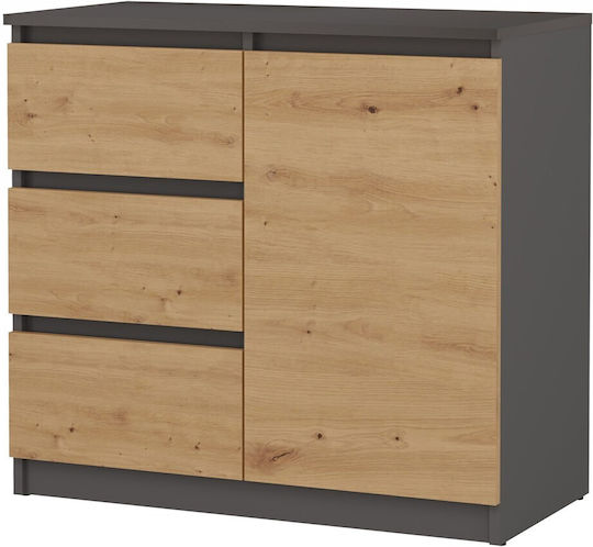 Malwa 1d3s Chest Drawers Anthracite Artisan Malwa 1d3s Chest Drawers Anthracite Artisan