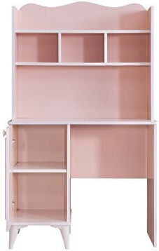 SteweHome Kinder Schreibtisch Regale Schrank – Rosa 95×60×160cm