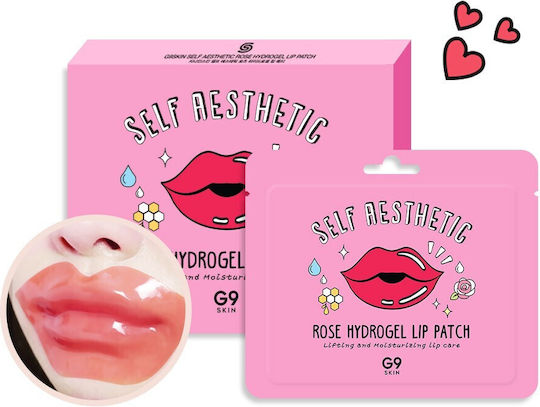 G9 Skin Self Aesthetic Rose Hydrogel Strugurel De Buze Mască 3gr