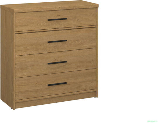 Συρταριέρα Креватокамарас Дървена Pavi Oak 84.3x33.8x87.2бр