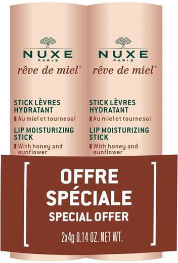 Nuxe Rêve De Miel Σετ Lip Balm 2 τμχ 4gr