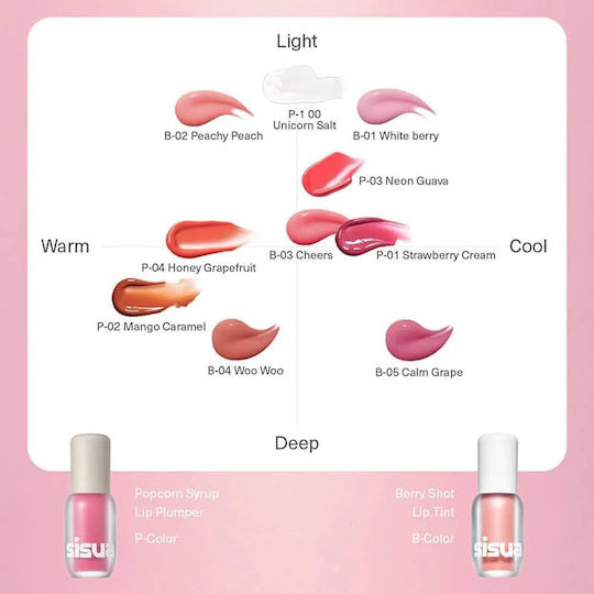 Unleashia Sisua Popcorn Syrup Lip Gloss No.4 Honey Grapefruit 5gr