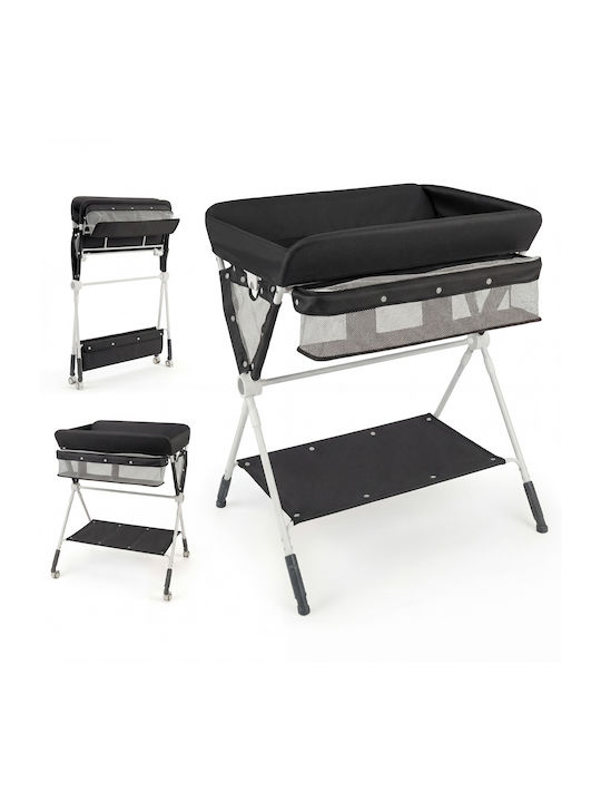 Baby Wickelkommode Möbel Schwarz 81x66.5x95cm
