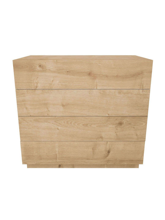 Συρταριέρα Lines 322rtc1509 90x45x81,6cm Oak