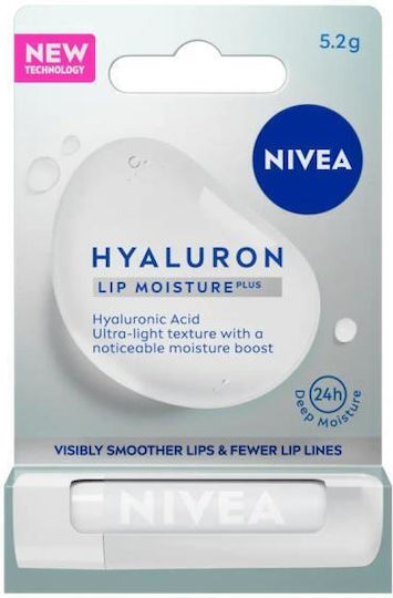 Nivea Hyaluron Lip Moisture Plus Lip Balm Transparent 5.2gr
