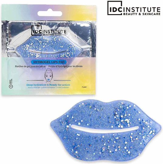 IDC Institute Hydrogel Glitter Lip Mask with Water Gel & Blue Glitter 6gr