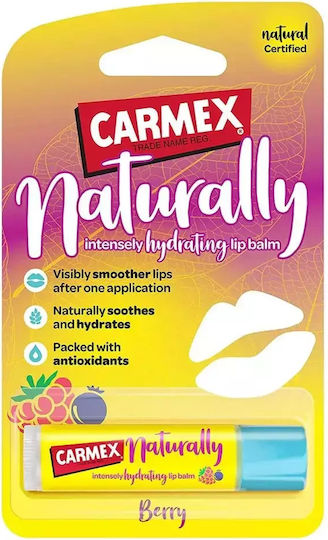 Carmex Naturally Lip Balm Red Fruits