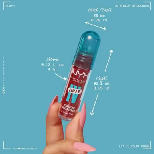 NYX Professional Makeup Lip Iv Lip Gloss Magent 5ml