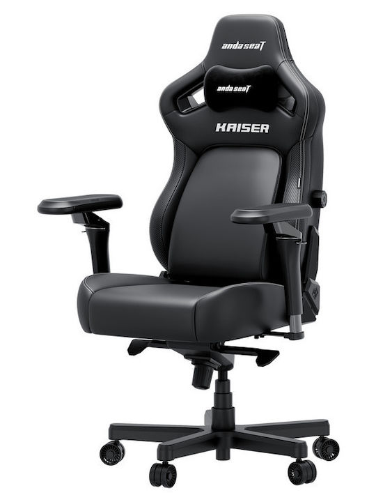 Anda Seat Kaiser 4 V2 XL Καρέκλα Gaming Δερματίνης με Ρυθμιζόμενα Μπράτσα Μαύρη