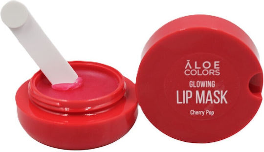 Aloe Colors Μάσκα Χειλιών Cherry Pop 10ml