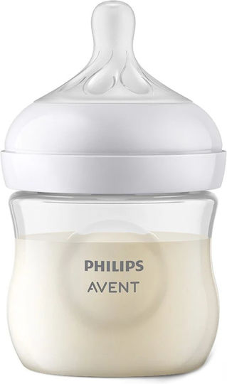 Philips Σετ Πλαστικά Μπιμπερό Natural Response Κατά των Κολικών με Θηλή Σιλικόνης για 0+ μηνών Διάφανο 125ml