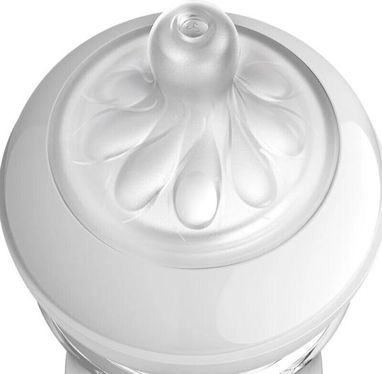 Philips Σετ Πλαστικά Μπιμπερό Natural Response Κατά των Κολικών με Θηλή Σιλικόνης για 0+ μηνών Διάφανο 125ml