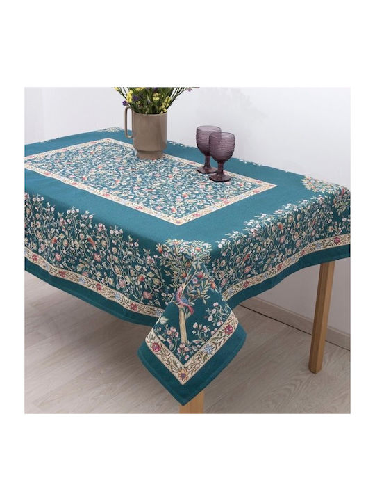 Dimeco Tablecloth Rotunda Alina Green Ø180cm