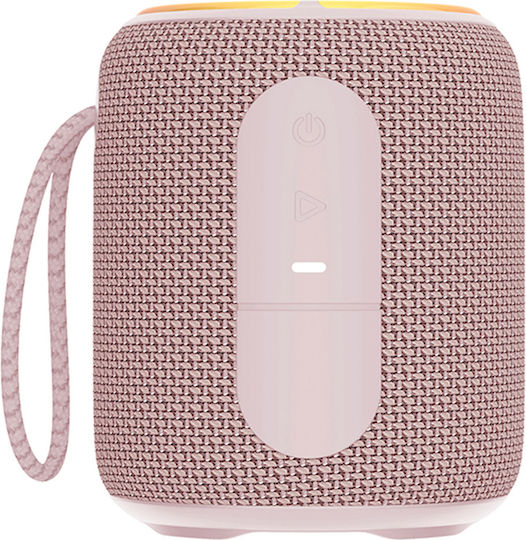 Tazata Fun 100 Αδιάβροχο Ηχείο Bluetooth 16W με Διάρκεια Μπαταρίας έως 24 ώρες Ροζ