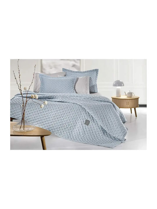 Guy Laroche Arden Arden Σετ Κουβερλί Υπέρδιπλο Microfiber Denim 220x240cm 2τμχ