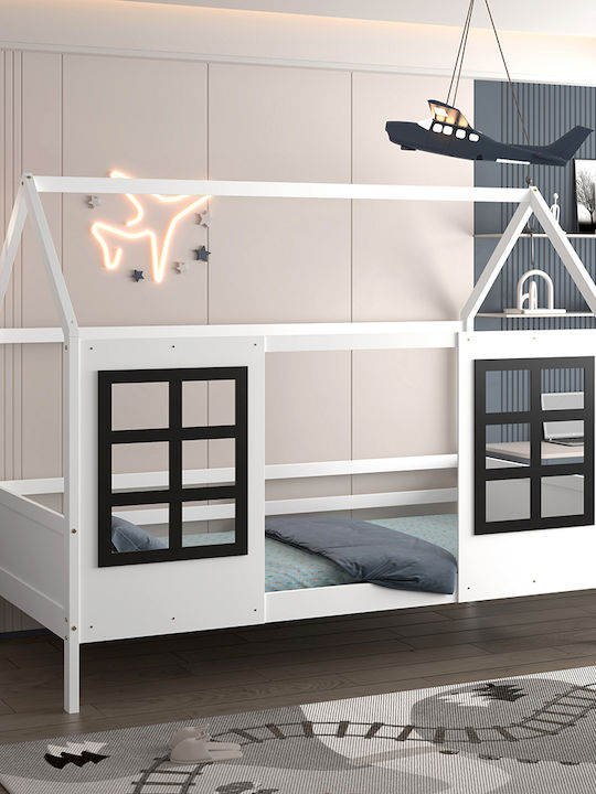 Domer Montessori Κουκέτα Μονή για Στρώμα 90x190cm Domer Montessori Κουκέτα Μονή για Στρώμα 90x190cm