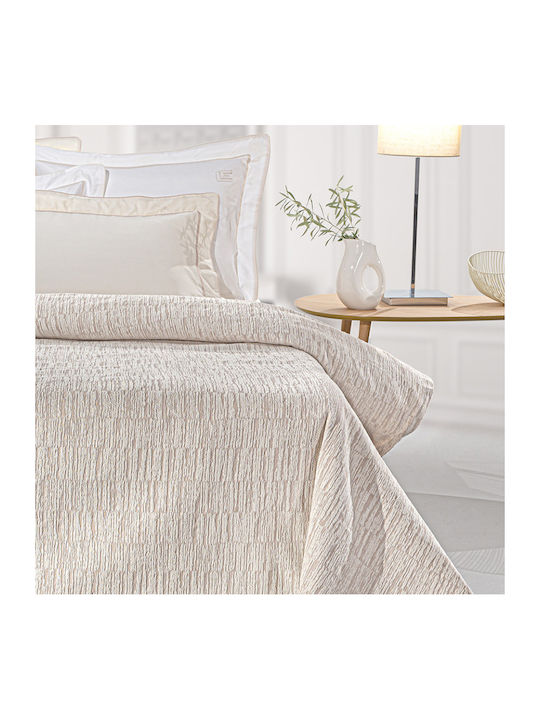 Guy Laroche Diana Κουβέρτα Πικέ King Size 260x250εκ. Natural