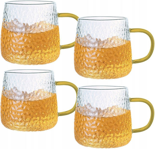 Orion Cană Ceramică Galbenă 350ml