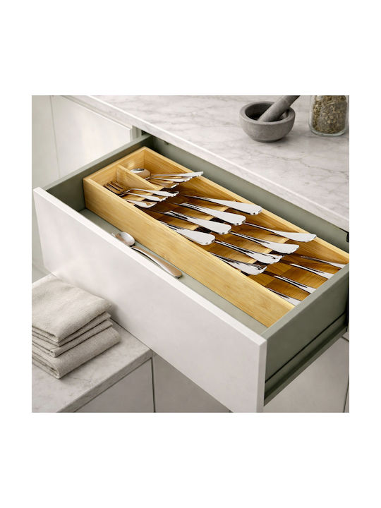 Cheffinger Wooden Beige Drawer Cutlery Tray