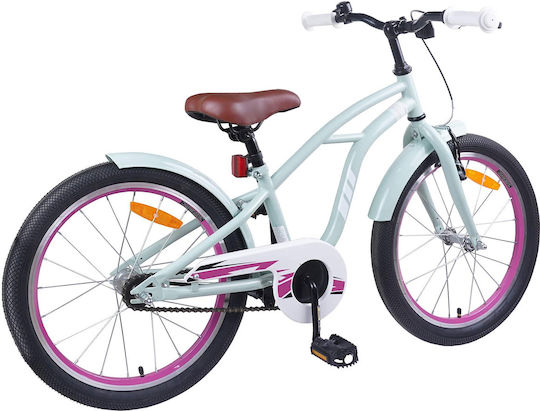 vidaXL 20" Детски Планински Велосипед Зелен