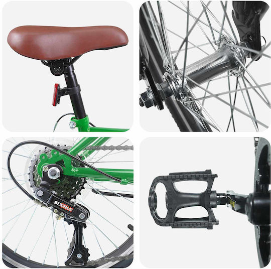 vidaXL 24" Kinderfahrrad BMX Grünes