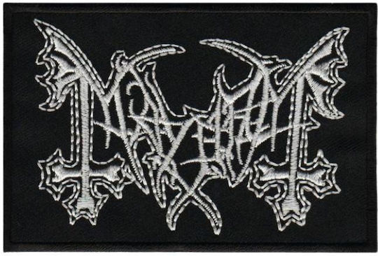 Großes Nähzubehör Gojira Logo Gewebtes Iron-On Großes Patch Goj66bptc