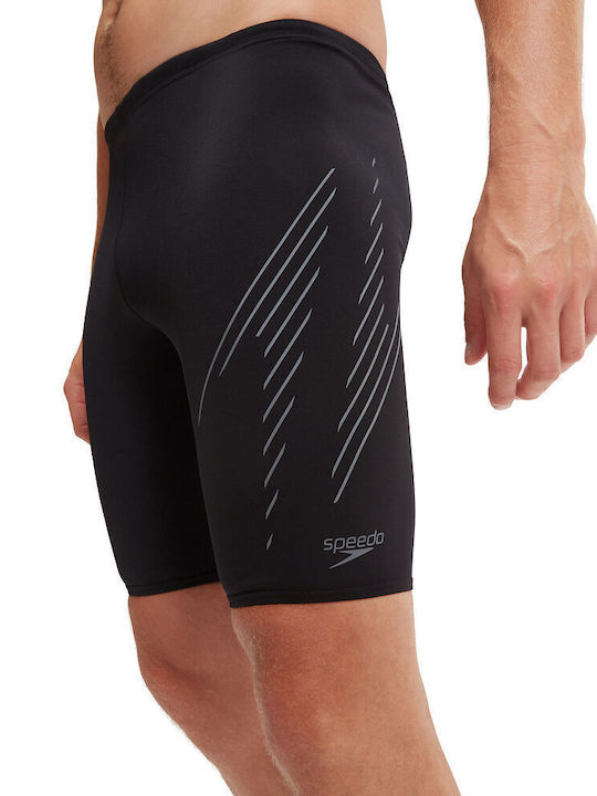 Speedo M Hyper Boom Placement Ανδρικό Αγωνιστικό Jammer Μαγιό Κολύμβησης Μαύρο