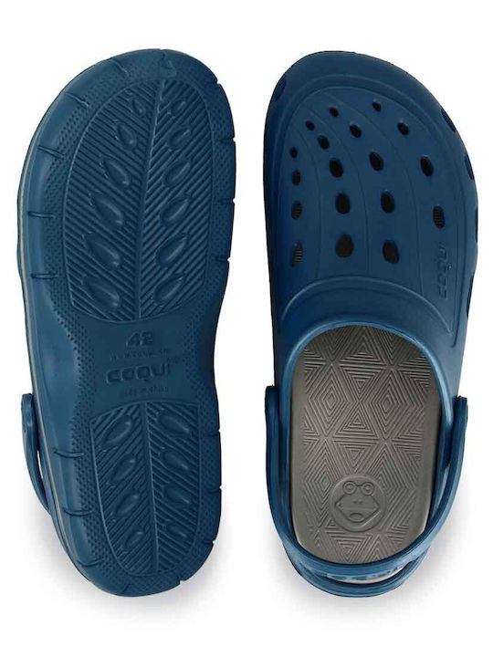 Coqui Jumper Herren Clogs Blau