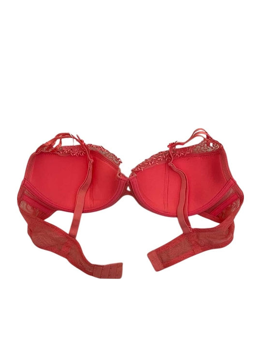 Marilyn 13406 Balconette Balconette Bra without Padding Orange