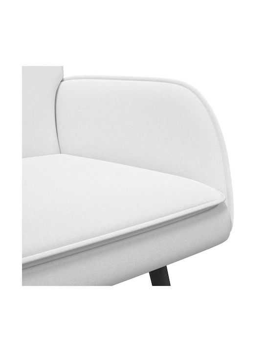 Doppelsitzer Sofa Weiß 115x61x87cm