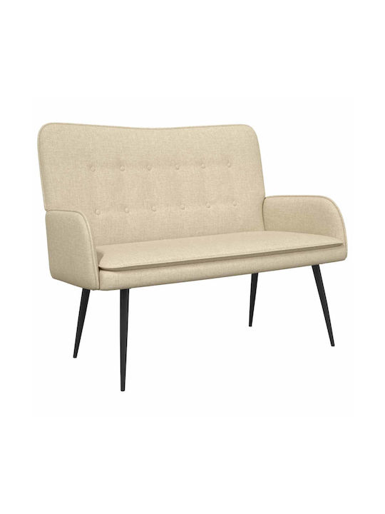 Двуместен Диван Крем 115x61x87см