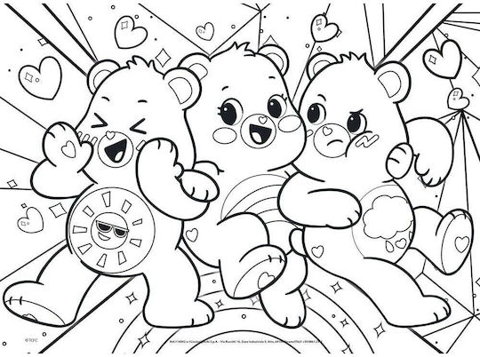 Lisciani Παζλ Maxi Floor Double-face Care Bears 4x48 Κομμάτια 116942 116942