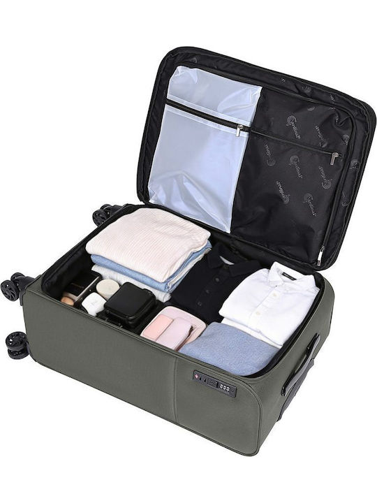 Valiză de Cabină din Material Textil Cardinal 5200/55 Kaki
