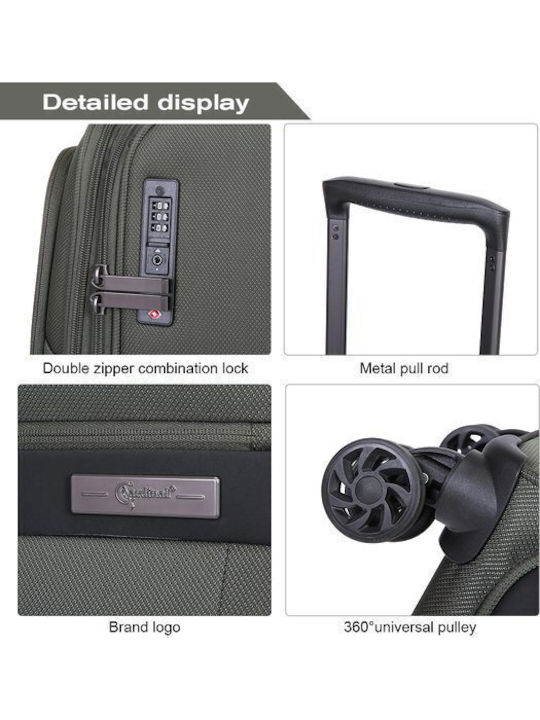 Reise Koffer-Set 3 Teile 5200 Khaki