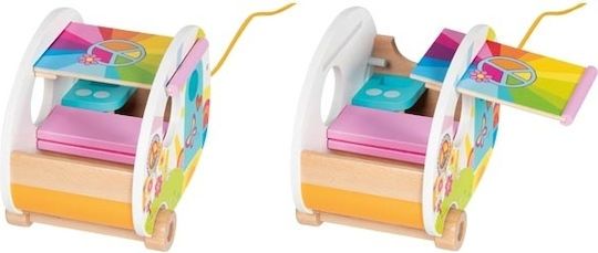 Ξύλινο Τροχόσπιτο Happy Campers Goki 51431