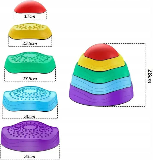Woopie Balance Stones Sensory Path 5pcs