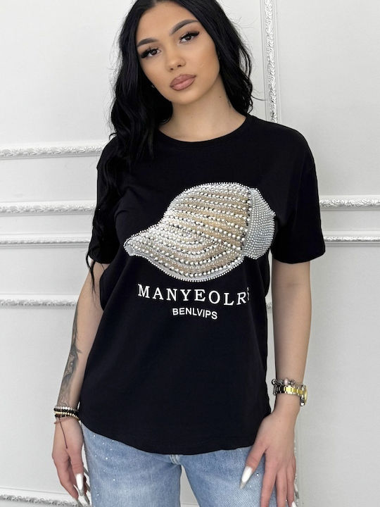 Γυναικείο T-shirt Black