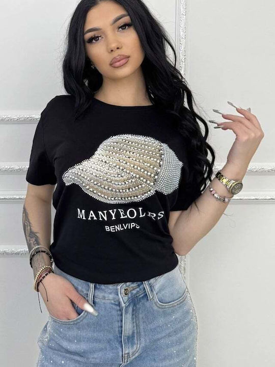 Γυναικείο T-shirt Black