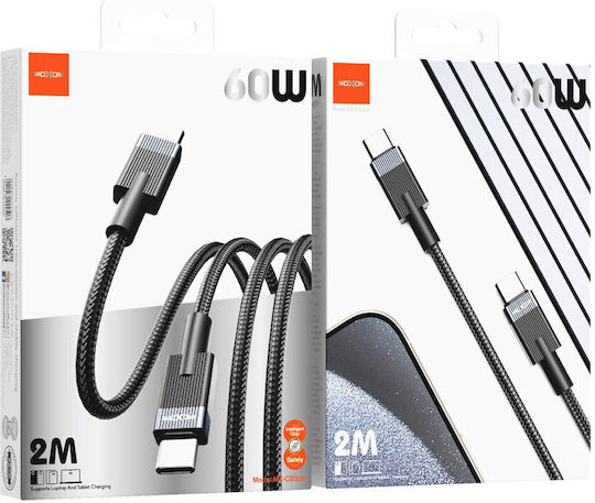Moxom USB 2.0 Cable USB-C male - USB-C 60W 2m MX-CB339